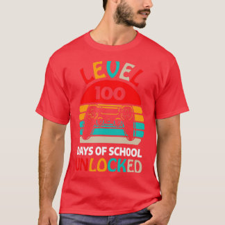 niveau 100 dagen van ontsloten school 12 t-shirt