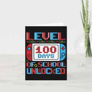 Niveau 100 dagen van school ontgrendelde game cont kaart