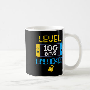 Niveau 100 dagen van school ontgrendelde leuke sch koffiemok