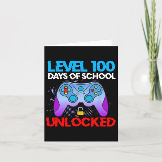 Niveau 100 dagen van school ontgrendelde videokade kaart (Voorkant)
