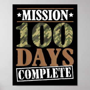 Niveau 100 dagen van schoolmissie Complete games B Poster