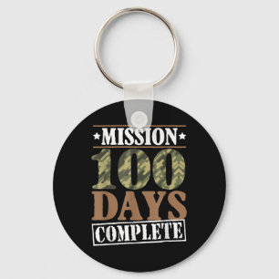 Niveau 100 dagen van schoolmissie Complete games B Sleutelhanger