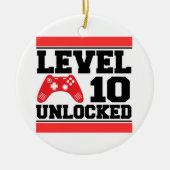 Niveau 10 geopend keramisch ornament (Voorkant)