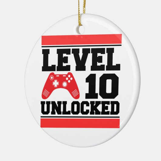 Niveau 10 geopend keramisch ornament (Links)