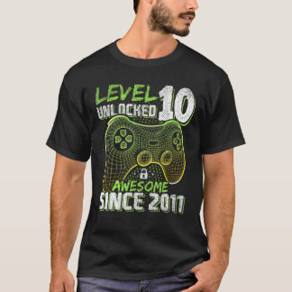 Niveau 10 Geweldige 2011-videogame 10th Bir zonder T-shirt