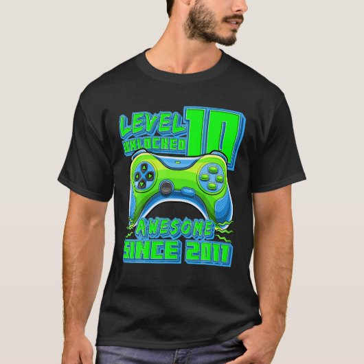 Niveau 10 Geweldige 2011-videogame 10th Bir zonder T-shirt (Voorkant)