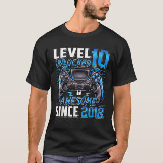 Niveau 10 niet-vergrendeld Geweldige sinds 2012 10 T-shirt