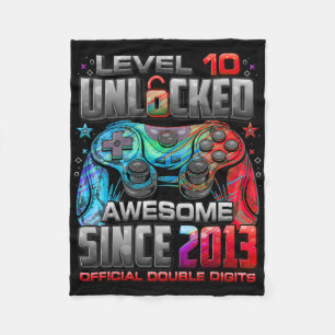 Niveau 10 niet-vergrendeld Geweldige sinds 2013 10 Fleece Deken
