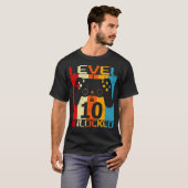 Niveau 10 ontgrendeld t-shirt (Voorkant volledig)