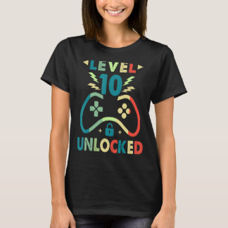 Niveau 10 onvergrendelde videoband 10e zondagskern t-shirt