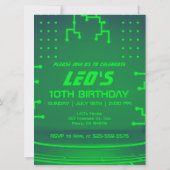 Niveau 10 Unlocked Gaming 10e verjaardag Kaart (Achterkant)