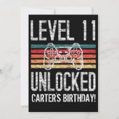 Niveau 11 Gepersonaliseerd 11e verjaardag Kaart (Voorkant)