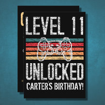 Niveau 11 Gepersonaliseerd 11e verjaardag