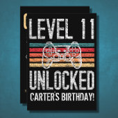 Niveau 11 Gepersonaliseerd 11e verjaardag Kaart
