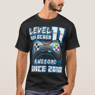 Niveau 11 Geweldige 2010-videogame 11e-straal niet T-shirt