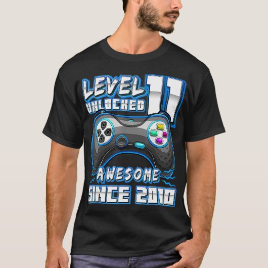 Niveau 11 Geweldige 2010-videogame 11e-straal niet T-shirt (Voorkant)
