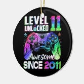 Niveau 11 Geweldige 2011-videogame zonder vergrend Keramisch Ornament (Links)