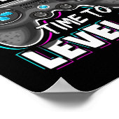 Niveau 11 Geweldige videospel zonder vergrendeling Poster (Hoek)