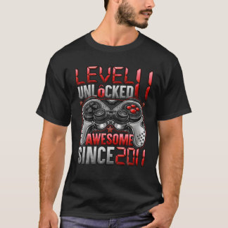 Niveau 11 niet-vergrendeld Geweldige sinds 2011 11 T-shirt