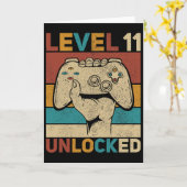 Niveau 11 niet-vergrendelde 11-jarige 11e Jongen B Kaart (Gele Bloem)