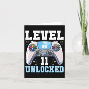 Niveau 11 Onvergrendeld videospel 11e Birthday Gam Kaart