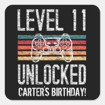 Niveau 11 onvergrendelde 11e gamer op jaarbasis