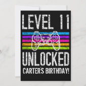Niveau 11 onvergrendelde 11e verjaardag persoonlij kaart (Voorkant)