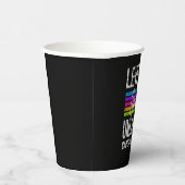 Niveau 11 onvergrendelde 11e verjaardag persoonlij papieren bekers (Rechts)