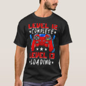Niveau 12 Complete videogamer 12e verjaardag 12 ja T-shirt (Voorkant)