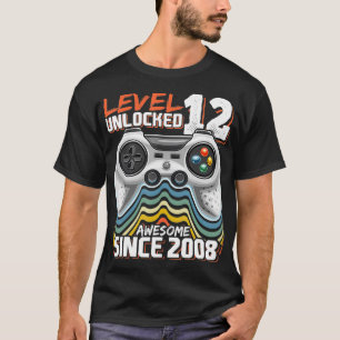 Niveau 12 Geweldige 2008-videogame 12e straal niet T-shirt