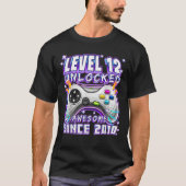 Niveau 12 Geweldige 2010-videogame 12e straal niet T-shirt (Voorkant)