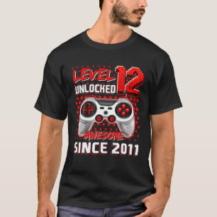 Niveau 12 Geweldige 2011-videogame 12e straal niet T-shirt