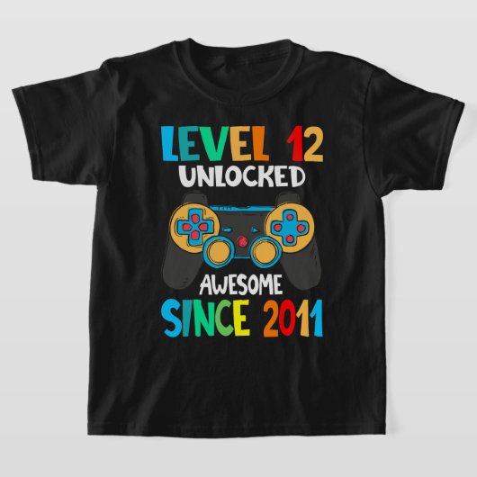 Niveau 12 niet-vergrendeld Geweldige sinds 2011-12 T-shirt (Laagn)