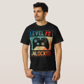 Niveau 12 niet-vergrendeld, videogamer 12th, Happy T-shirt (Voorkant volledig)