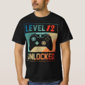 Niveau 12 niet-vergrendeld, videogamer 12th, Happy T-shirt (Voorkant)