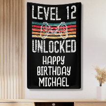 Niveau 12 niet-vergrendelde 12e jaarbanner