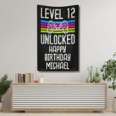 Niveau 12 niet-vergrendelde 12e jaarbanner spandoek