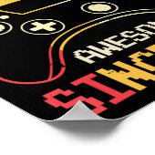 Niveau 12 Onvergrendeld videospel 12e Birthday Gam Poster (Hoek)