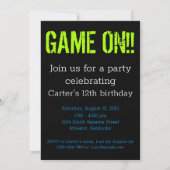 Niveau 12 onvergrendelde 12e verjaardag persoonlij kaart (Achterkant)