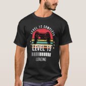Niveau 12 Volledige  retro Level Gam op jaardag T-shirt (Voorkant)