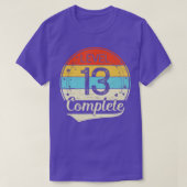 Niveau 13 Complete 13th Wedding Jubileum Gift Hi T-shirt (Design voorkant)