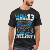 Niveau 13 Geweldige 2007-videogame 13de straal nie T-shirt (Voorkant)