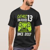 Niveau 13 Geweldige 2007-videogame 13de straal nie T-shirt (Voorkant)