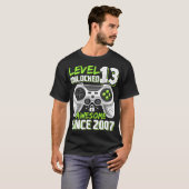 Niveau 13 Geweldige 2007-videogame 13de straal nie T-shirt (Voorkant volledig)