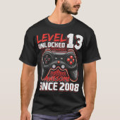 Niveau 13 Geweldige 2008-videogame 13de straal nie T-shirt (Voorkant)