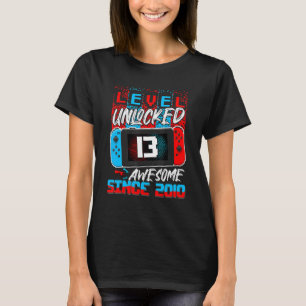Niveau 13 Geweldige 2010-videogame 13e straal ontg T-shirt