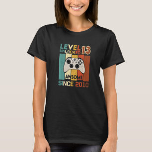 Niveau 13 Geweldige 2010-videogame 13e straal ontg T-shirt