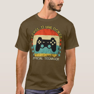 Niveau 13 ontgrendeld 13e video Birthday-cadeau (3 T-shirt