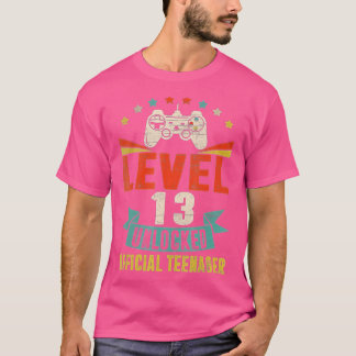 Niveau 13 ontgrendeld 13e video Birthday-cadeau (3 T-shirt