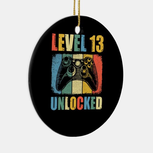 Niveau 13 ontgrendeld keramisch ornament (Rechts)